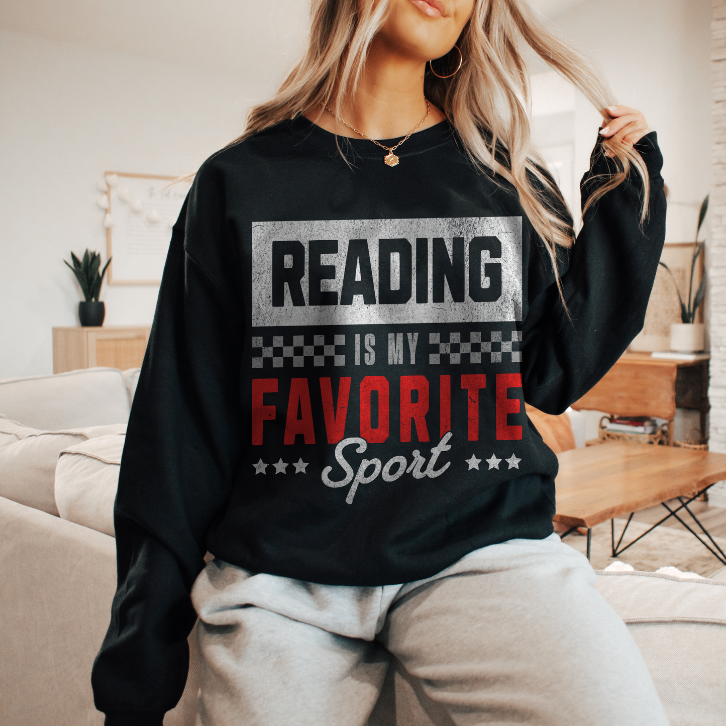 Reading is my Favorite Sport Sweatshirt