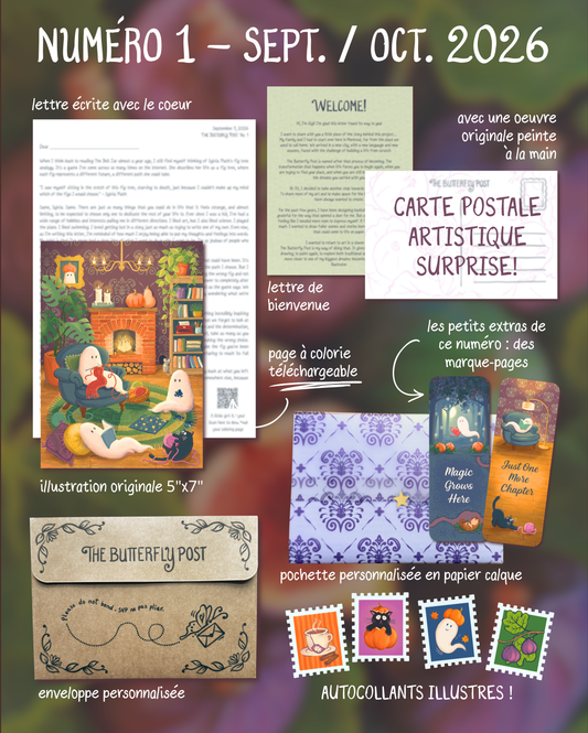 L'abonnement premium The Butterfly Post | Édition française