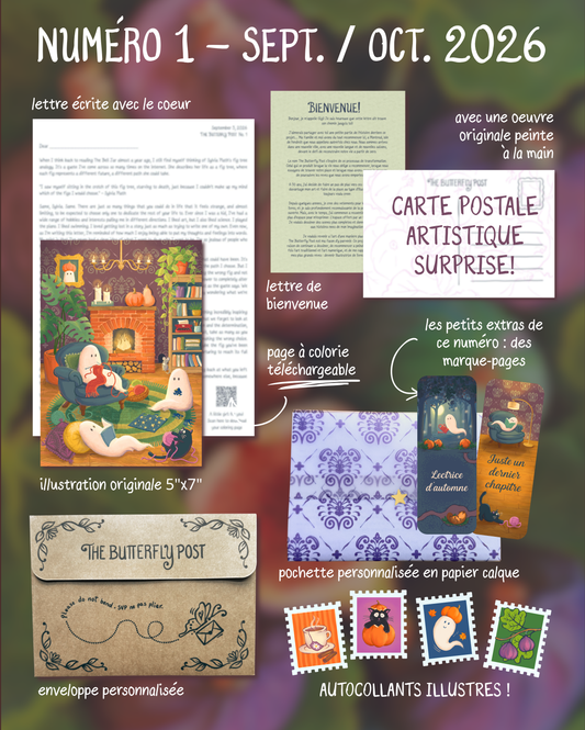 The Butterfly Mail Premium Subscription | French Edition