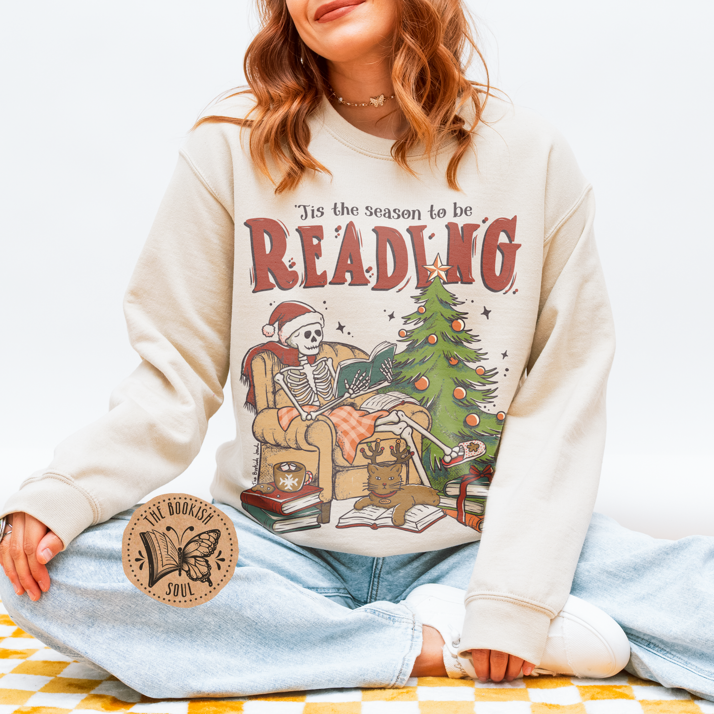 'Tis the Season to be Reading Sweatshirt
