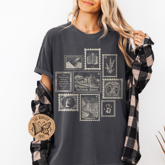 Wuthering Heights Stamp Collage