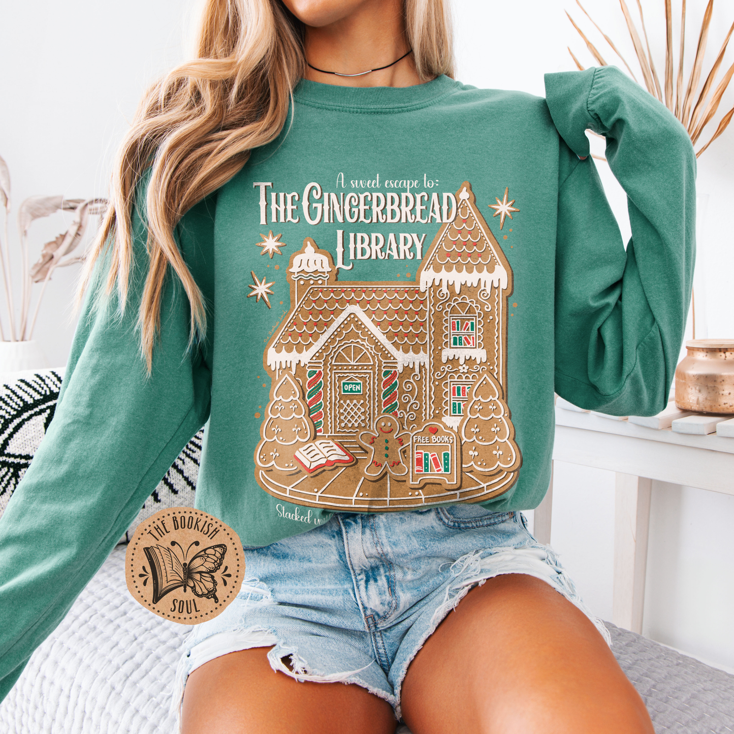 The Gingerbread Library Long Sleeve