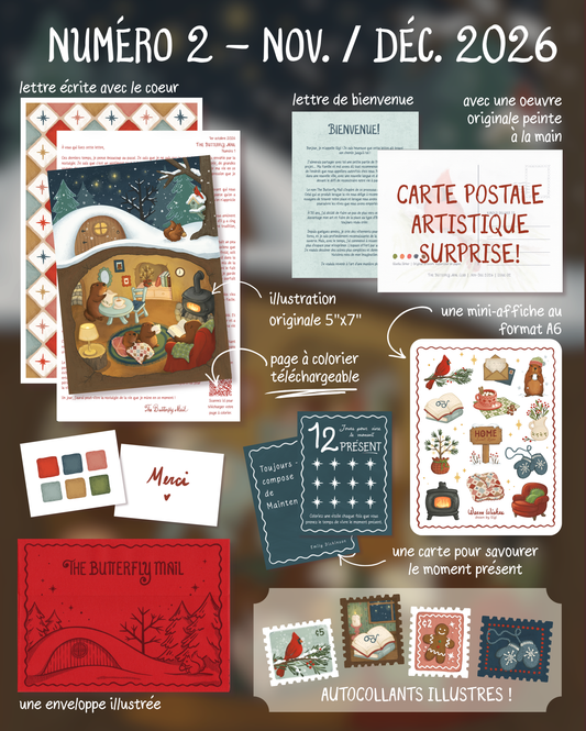 The Butterfly Mail Premium Subscription | French Edition