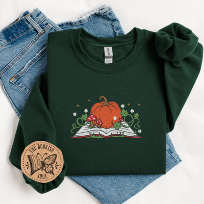 A World with Octobers Embroidered Crewneck