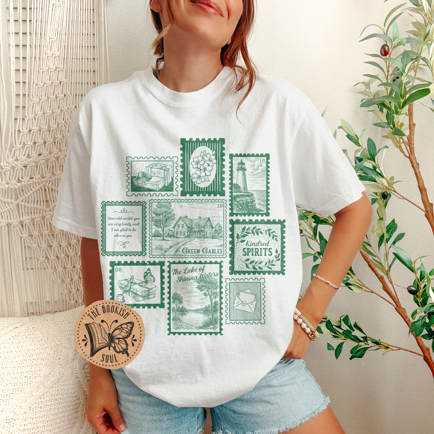 Collage de timbres « Anne… La maison aux pignons verts »