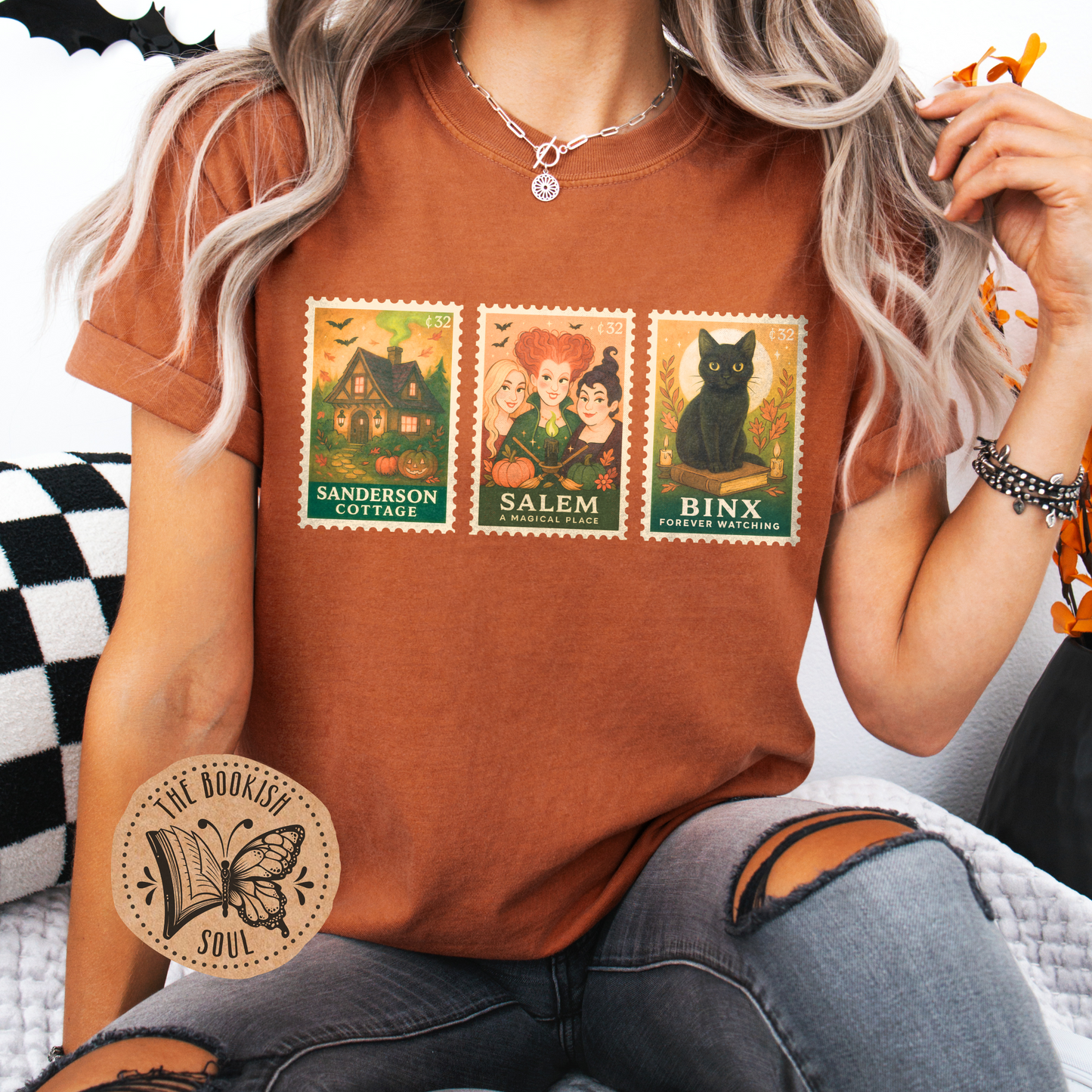 Vintage Salem Witches Stamp Shirt