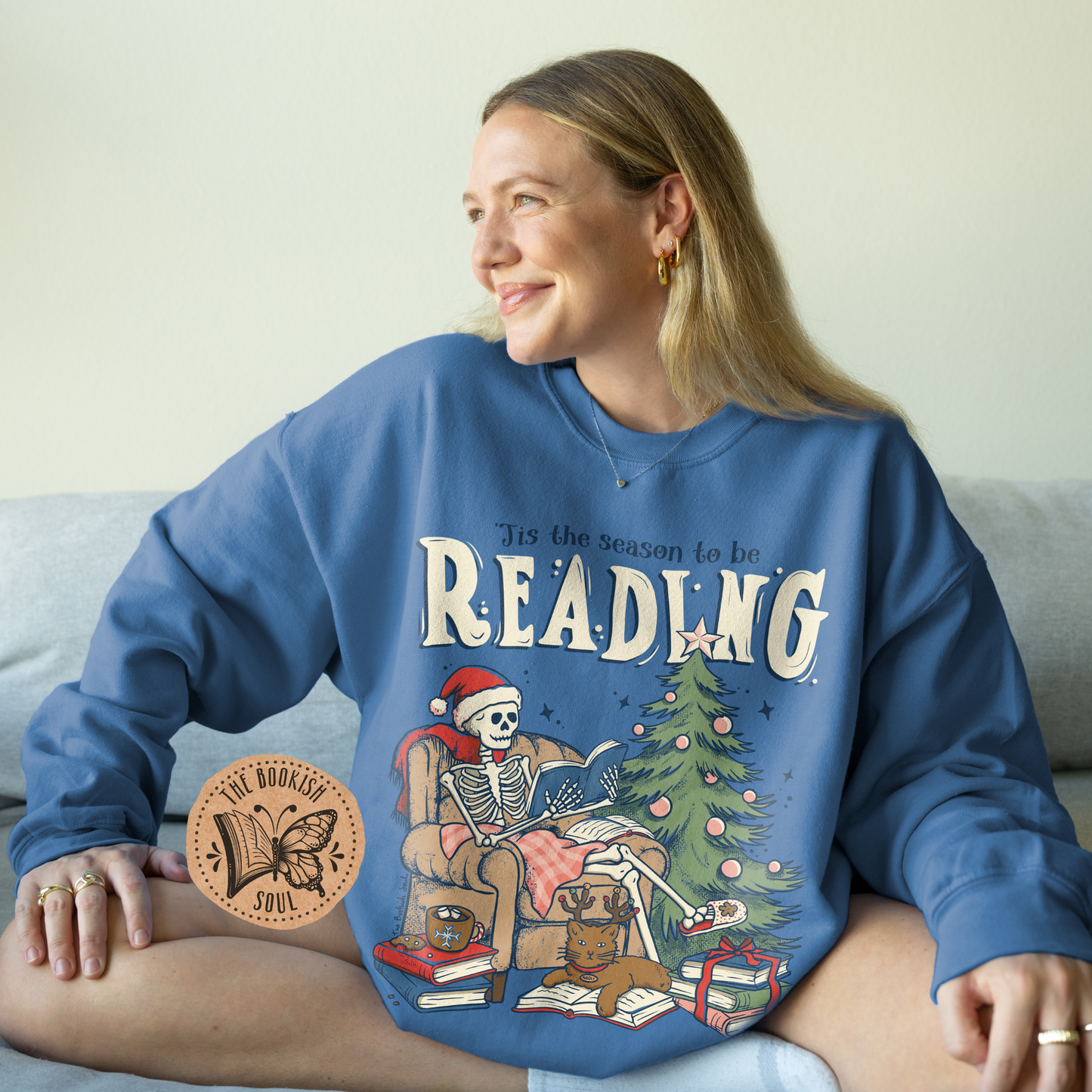 'Tis the Season to be Reading Sweatshirt