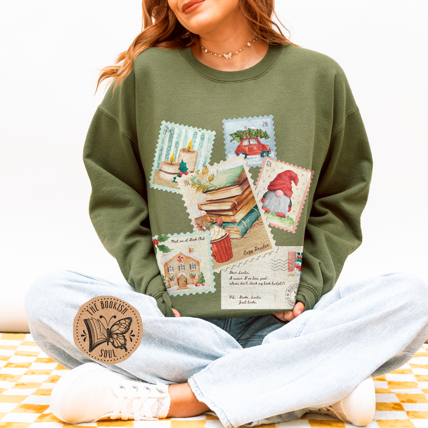 Dear Santa, Bring Books Sweatshirt
