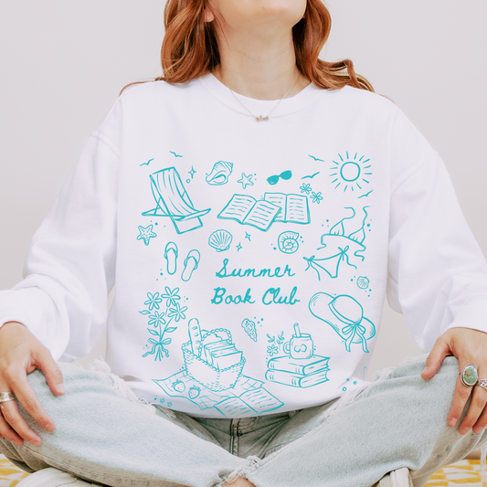 Summer Book Club Crew Neck
