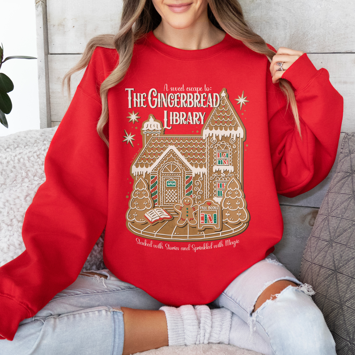 The Gingerbread Library Sweatshirt