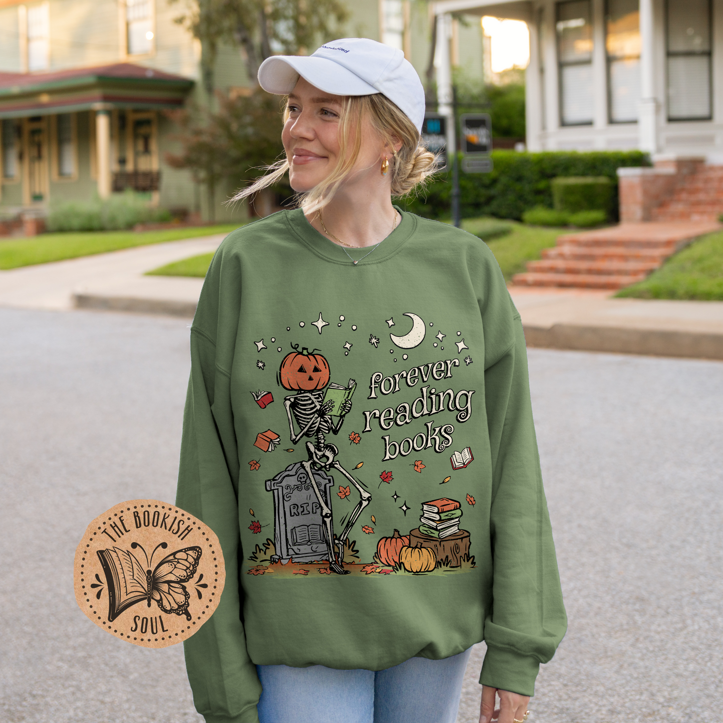 Forever Reading Books Sweatshirt