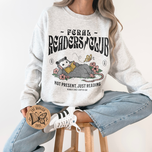 Feral Readers Club Sweatshirt | Color