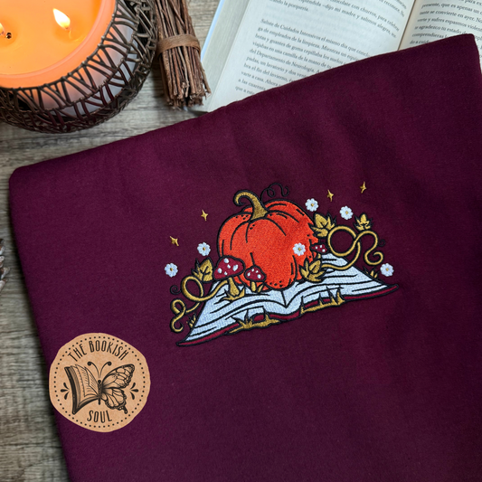 A World with Octobers Embroidered Crewneck