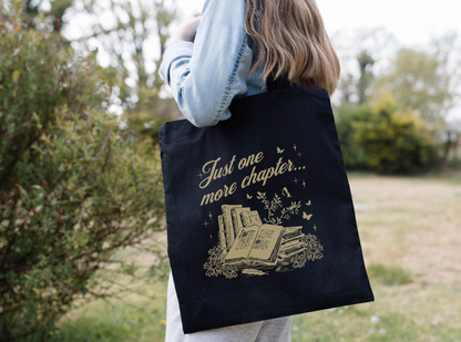 Just One More Chapter Tote Bag