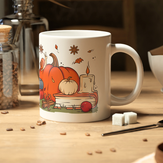 Cozy Harvest Reads Coffee Mug | Jumbo Mug 20oz