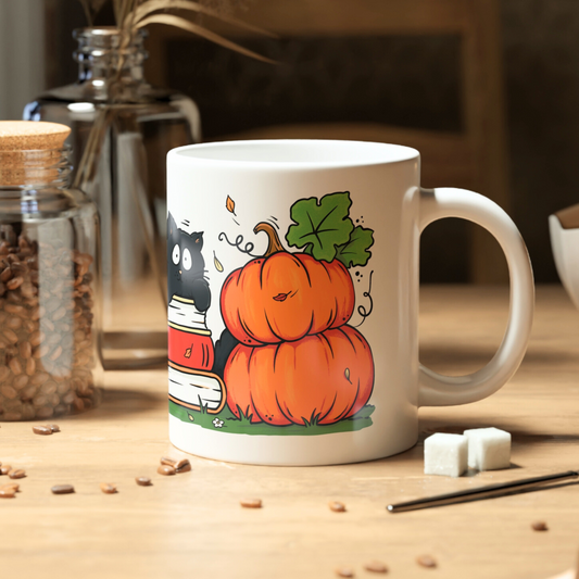 Purr & Pour Haunted Coffee Mug | Jumbo Mug 20oz