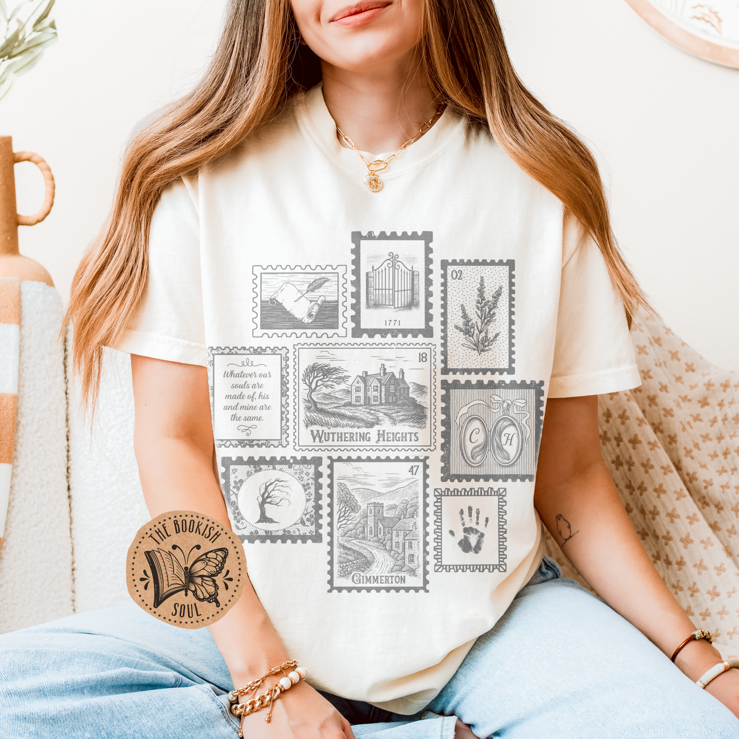 Collage de timbres Les Hauts de Hurlevent